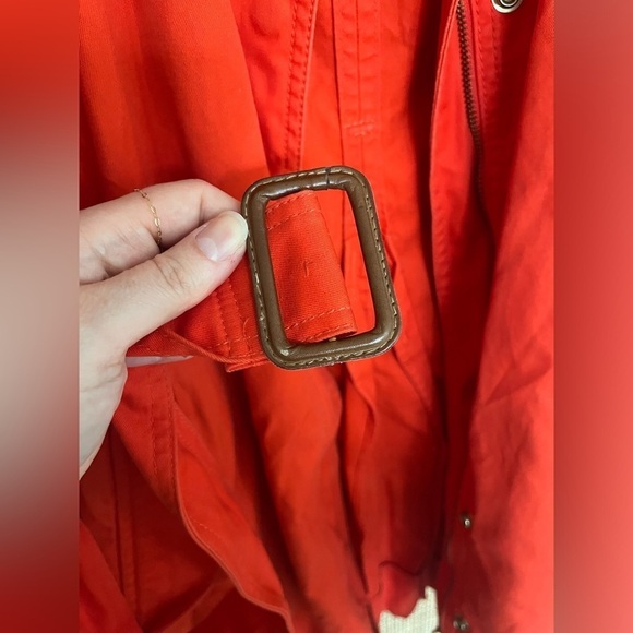 J. Crew Red Hooded Jacket - Picture 6 of 7